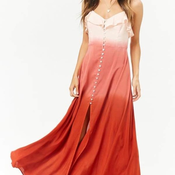Forever 21 Peach Ombré Maxi - Picture 8 of 8